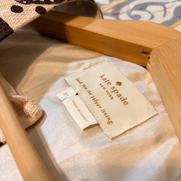 Kate Spade Sleeveless Keiran Cream and Purple Paisley Midi Structured Dress,12 - Picture 10 of 13